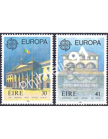 Irlande, n° 721 à 722, EUROPA 1990, collection timbre Europe