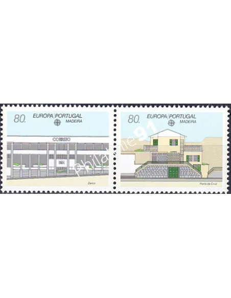 Madère, n° 140 à 141, EUROPA 1990, collection timbre Europe