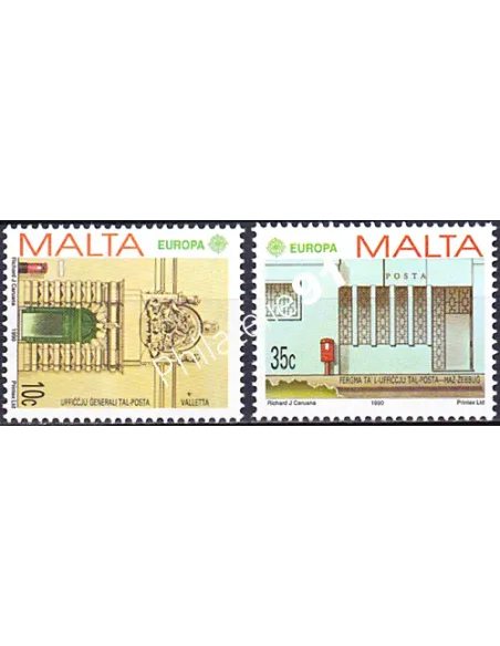 Malte, n° 810 à 811, EUROPA 1990, collection timbre Europe
