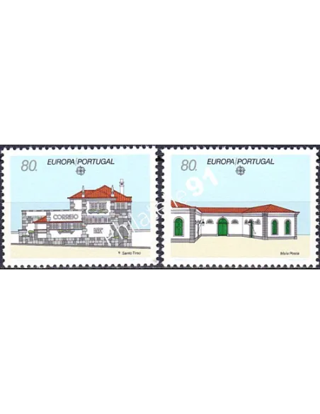 Portugal, n° 1800 à 1801, EUROPA 1990, collection timbre Europe