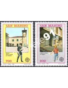 Saint-Marin, n° 1226 à 1227, EUROPA 1990, collection timbre Europe