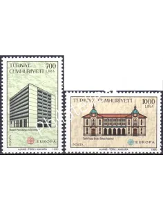 Turquie, n° 2634 à 2635, EUROPA 1990, collection timbre Europe