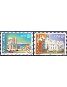 Yougoslavie, n° 2283 à 2284, EUROPA 1990, collection timbre Europe