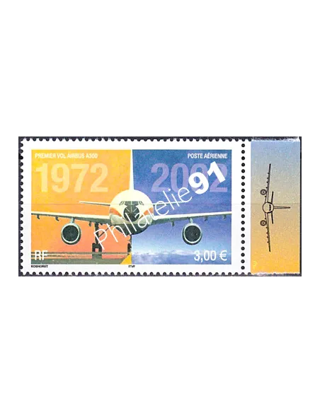 Timbre PA n° 65a, avec Bord de Feuille, collection timbres France