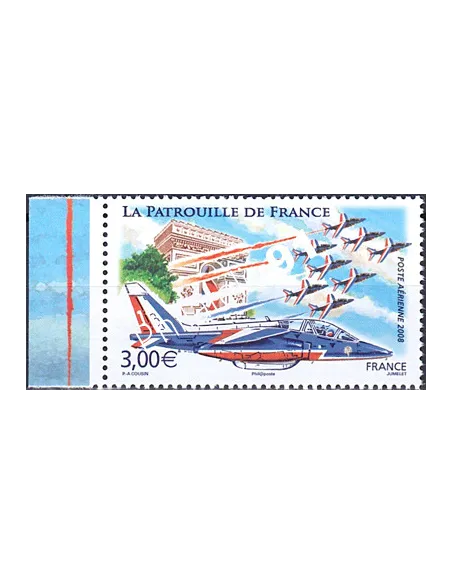 Timbre PA n° 71a, avec Bord de Feuille, collection timbres France