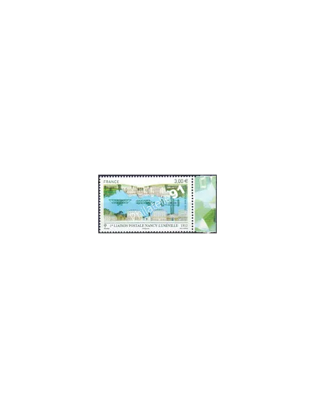 Timbre PA n° 75a, avec Bord de Feuille, collection timbres France