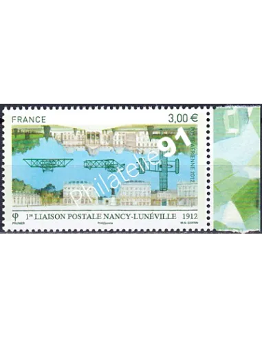 Timbre PA n° 75a, avec Bord de Feuille, collection timbres France