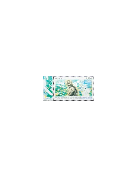 Timbre PA n° 76a, avec Bord de Feuille, collection timbres France