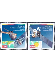 Allemagne, RFA, n° 1358 à 1359, EUROPA 1991, collection timbre Europe