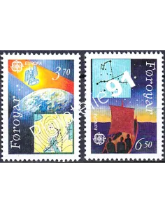 Féroé, n° 211 à 212, EUROPA 1991, collection timbre Europe