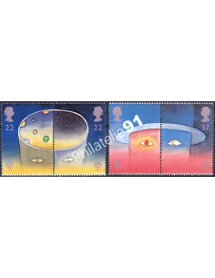 Grande-Bretagne, n° 1543 à 1546, EUROPA 1991, collection timbre Europe