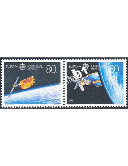 Madère, n° 154 à 155, EUROPA 1991, collection timbre Europe