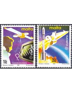 Malte, n° 833 à 834, EUROPA 1991, collection timbre Europe