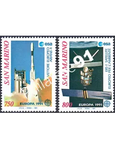 Saint-Marin, n° 1264 à 1265, EUROPA 1991, collection timbre Europe