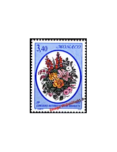 Timbre de Monaco n° 1868 - 26e Concours international de bouquets