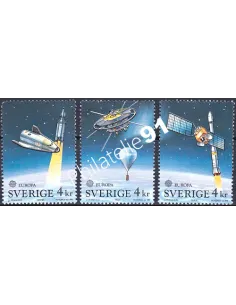 Suède, n° 1653 à 1655, EUROPA 1991, collection timbre Europe