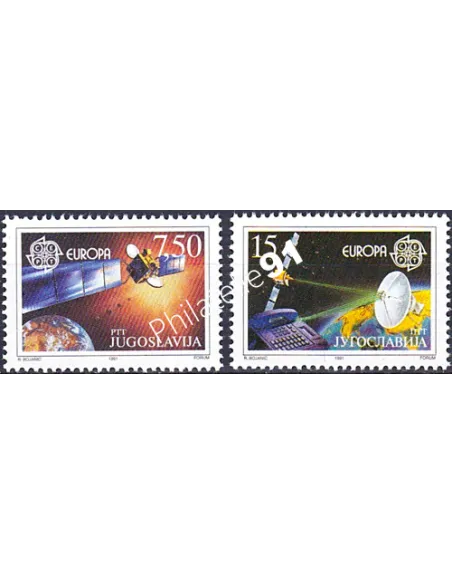 Yougoslavie, n° 2341 à 2342, EUROPA 1991, collection timbre Europe
