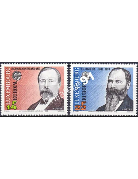 Timbres du Luxembourg n° 1243 à 1244, EUROPA 1992, Timbres d'Europe