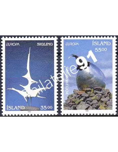 Islande, n° 739 à 740, EUROPA 1993, collection timbre Europe