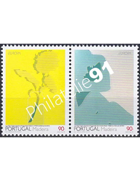 Madère, n° 169 à 170, EUROPA 1993, collection timbre Europe