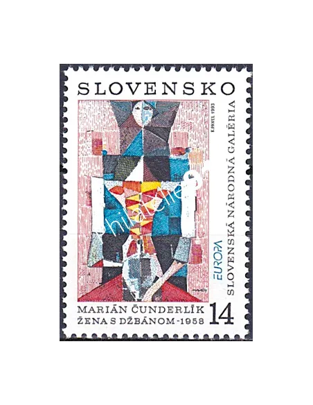 Slovaquie, n° 140, EUROPA 1993, collection timbre Europe