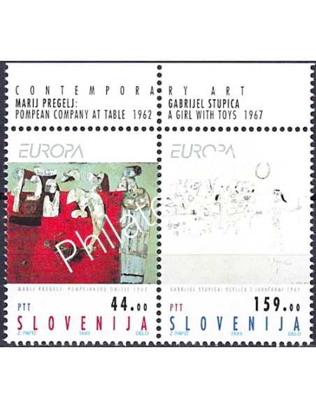 Slovénie, n° 46 à 47, EUROPA 1993, collection timbre Europe
