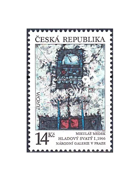 Rép.-Tcheque, n° 5, EUROPA 1993, collection timbre Europe