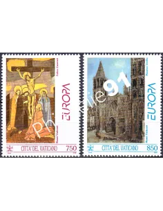 Vatican, n° 959 à 960, EUROPA 1993, collection timbre Europe