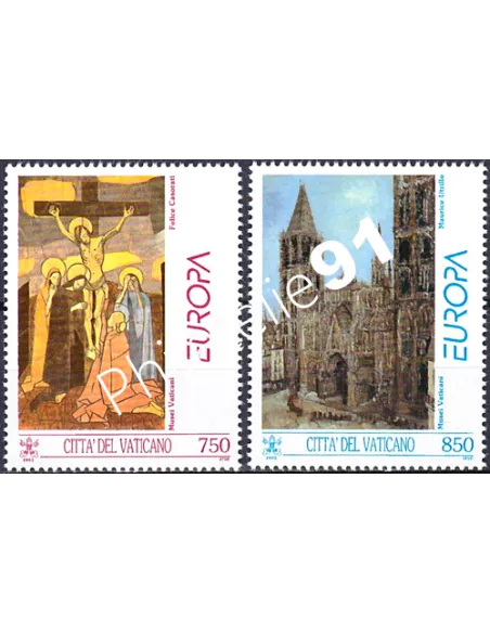 Vatican, n° 959 à 960, EUROPA 1993, collection timbre Europe