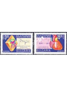 Bulgarie, n° 3555 à 3556, EUROPA 1994, collection timbre Europe