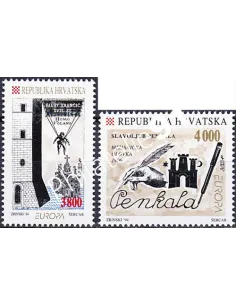 Timbres de Croatie n° 226 à 227, EUROPA 1994, collection timbre Europe