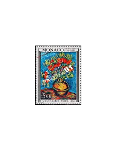 Timbre de MONACO n° 1056 - Floralies internationales - Van Gogh