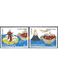 Iles Féroé, n° 254 à 255, EUROPA 1994, collection timbre Europe