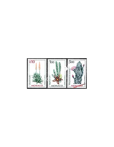 Timbres de MONACO n° 2057 à 2059 - Flore du jardin exotique