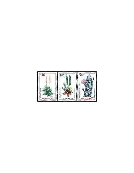 Timbres de MONACO n° 2057 à 2059 - Flore du jardin exotique