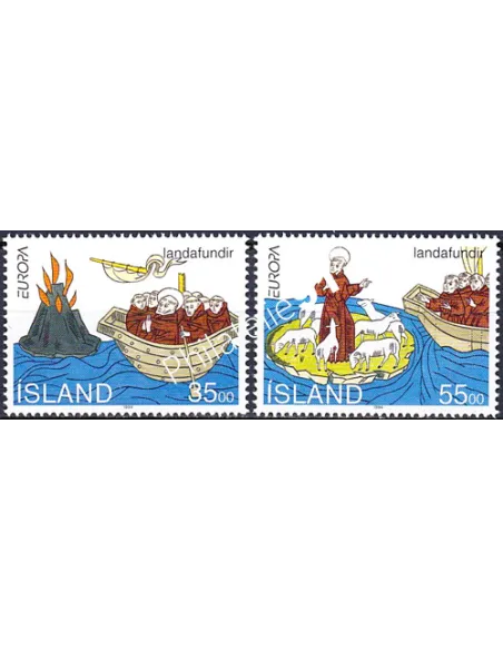 Islande, n° 753 à 754, EUROPA 1994, collection timbre Europe