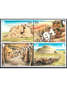 Jersey, n° 644 à 647, EUROPA 1994, collection timbre Europe
