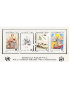 ONU (New-York), BF n° 9, collection timbres des Nations Unies