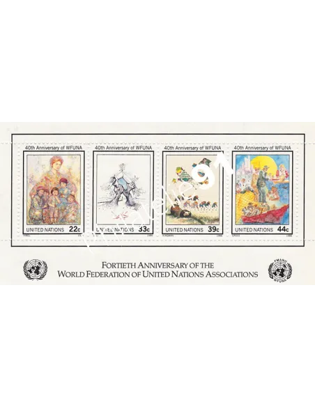 ONU (New-York), BF n° 9, collection timbres des Nations Unies