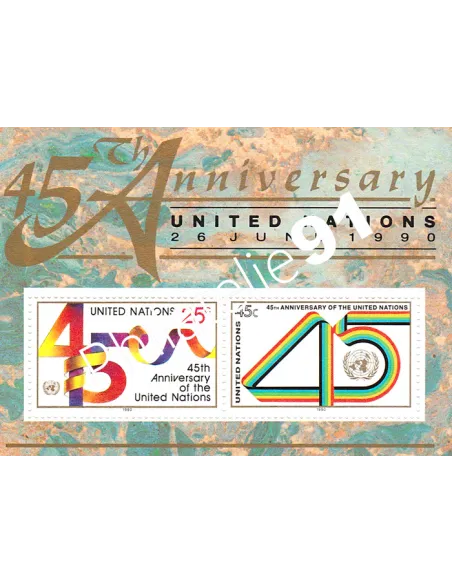 ONU (New-York), BF n° 11, collection timbres des Nations Unies