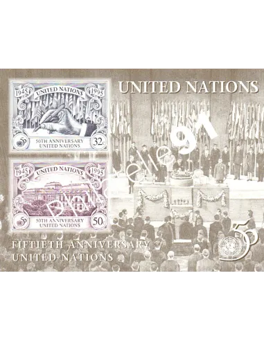 ONU (New-York), BF n° 12, collection timbres des Nations Unies