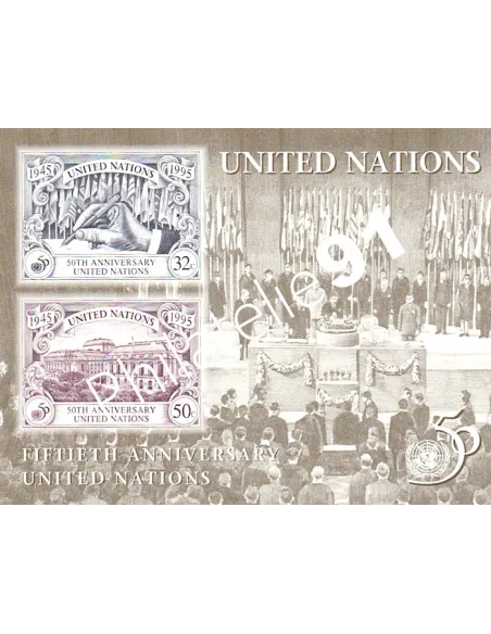 ONU (New-York), BF n° 12, collection timbres des Nations Unies