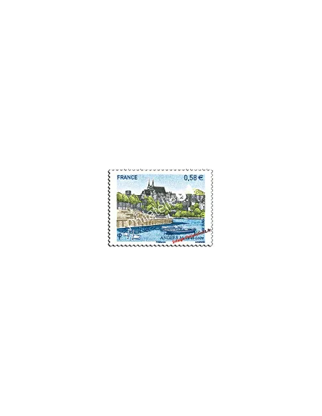 Timbre de France n° 4543 - Angers (Maine-et-Loire)