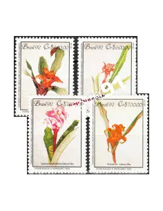 Timbres du Brésil - n° 2078 à 2081 - Thématique: Flore