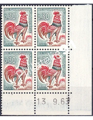Coin daté sur Timbre n° 1331A, Collection timbres France
