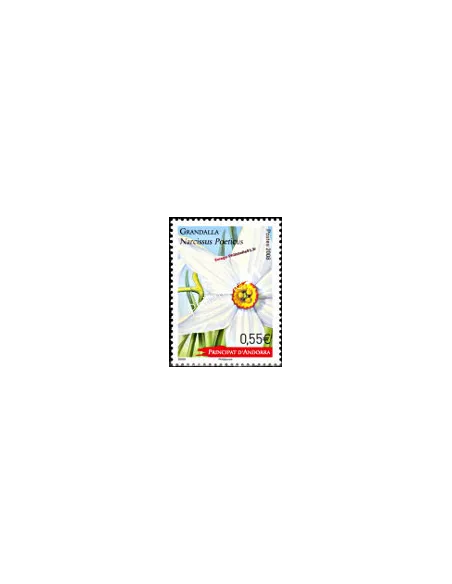 Timbre d'Andorre Français n° 656 - Thématique: Fleurs
