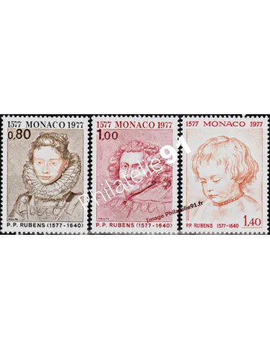 MONACO - n° 1098 à 1100 - P.-P. Rubens - Peintures