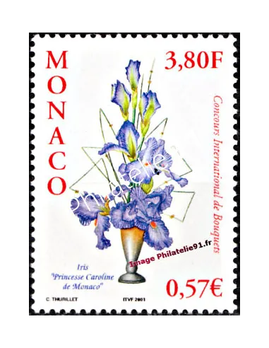 Timbre neuf de Monaco n° 2282 - Thématique : fleurs