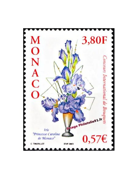 Timbre neuf de Monaco n° 2282 - Thématique : fleurs