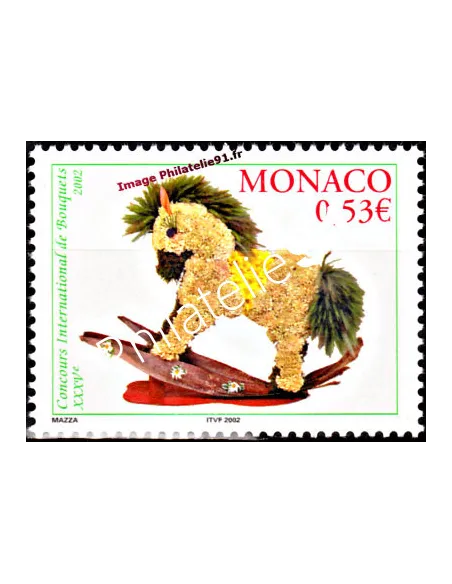 Timbre de Monaco n° 2320 - Thématique : Fleurs